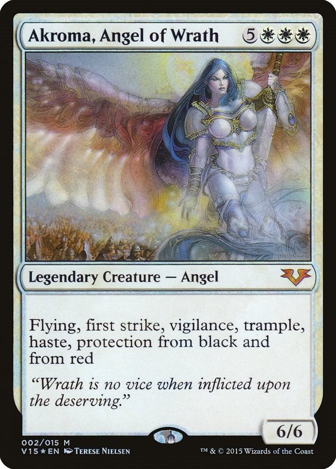 Image for Akroma, Angel of Wrath (From the Vault: Angels) (2) - Magic: The Gathering