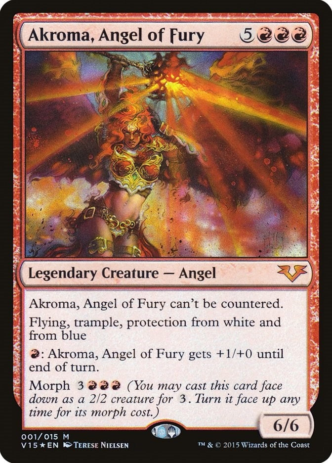 Image for Akroma, Angel of Fury (From the Vault: Angels) (1) - Magic: The Gathering