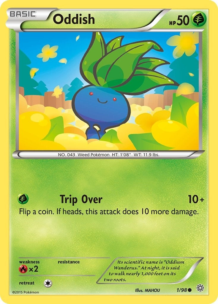 Image for Oddish (XY - Ancient Origins) (1/98) - Pokemon