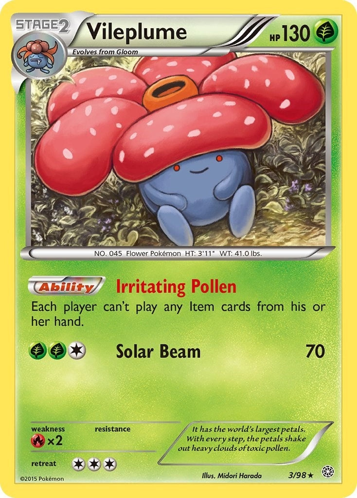 Image for Vileplume (XY - Ancient Origins) (3/98) - Pokemon