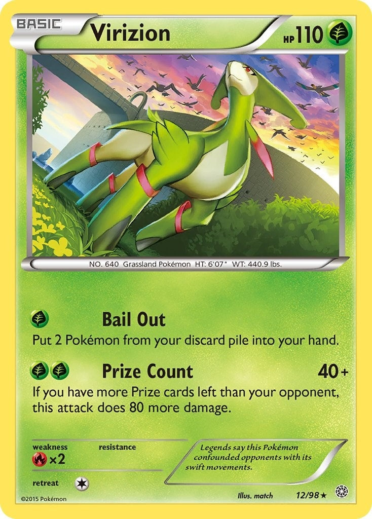 Image for Virizion (XY - Ancient Origins) (12/98) - Pokemon