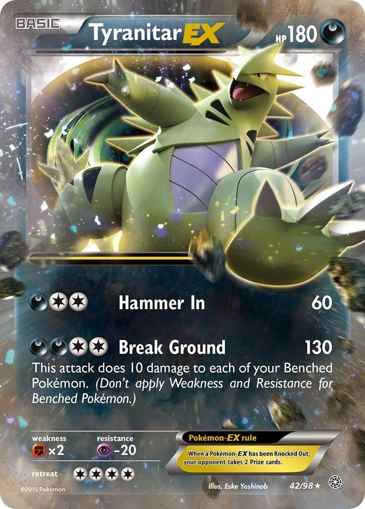 Image for Tyranitar EX (XY - Ancient Origins) (42/98) - Pokemon