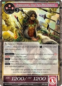 Image for Susanowo, the Ten-Fist Sword (The Millennia of Ages) (MOA-019) - Force of Will