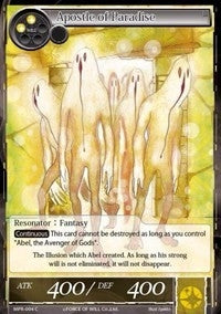 Image for Apostle of Paradise (The Moon Priestess Returns) (MPR-004) - Force of Will