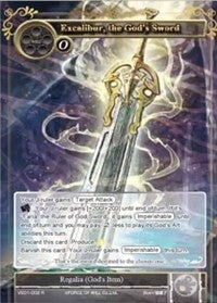 Image for Excalibur, the God's Sword (Dual Deck: Faria & Melgis) (VS01-002) - Force of Will