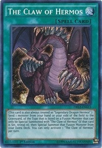 Image for The Claw of Hermos (Dragons of Legend 2) (DRL2-EN013) - YuGiOh