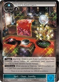 Image for Five Challenges (Crimson Moon's Fairy Tale) (CMF-042) - Force of Will