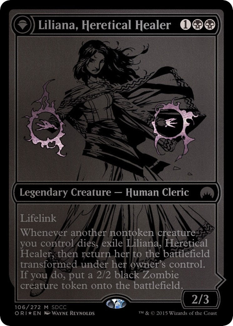 Image for Liliana, Heretical Healer (SDCC 2015 Exclusive) (Media Promos) (106) - Magic: The Gathering