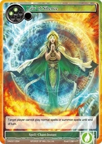 Image for Law of Silence (Vingolf -Engage Knights-) (VIN001-054) - Force of Will