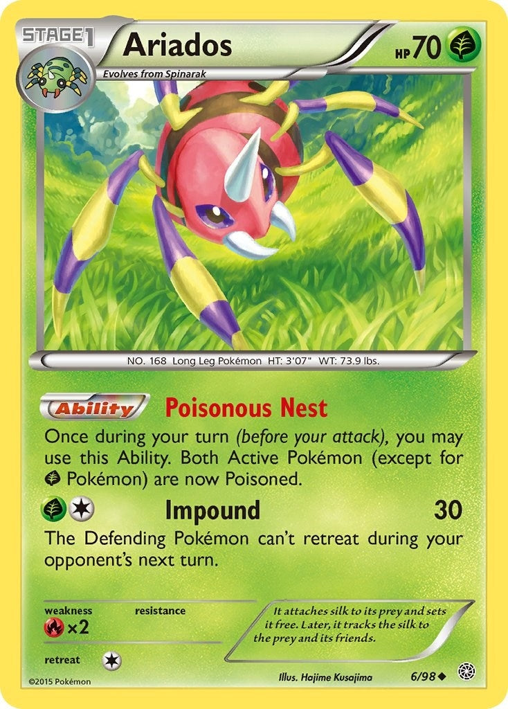 Image for Ariados (XY - Ancient Origins) (6/98) - Pokemon