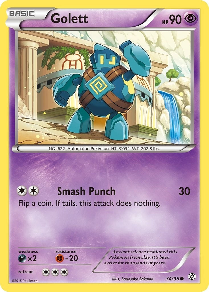 Image for Golett (XY - Ancient Origins) (34/98) - Pokemon