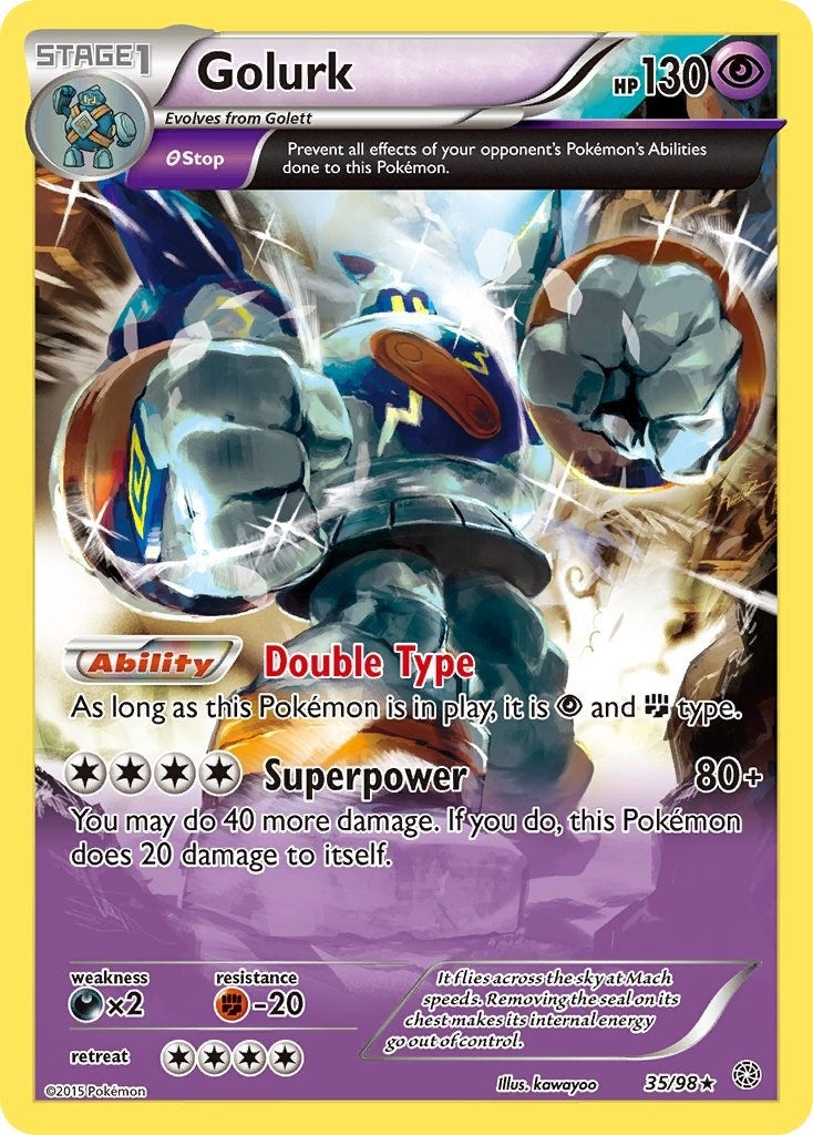 Image for Golurk (35) (XY - Ancient Origins) (35/98) - Pokemon