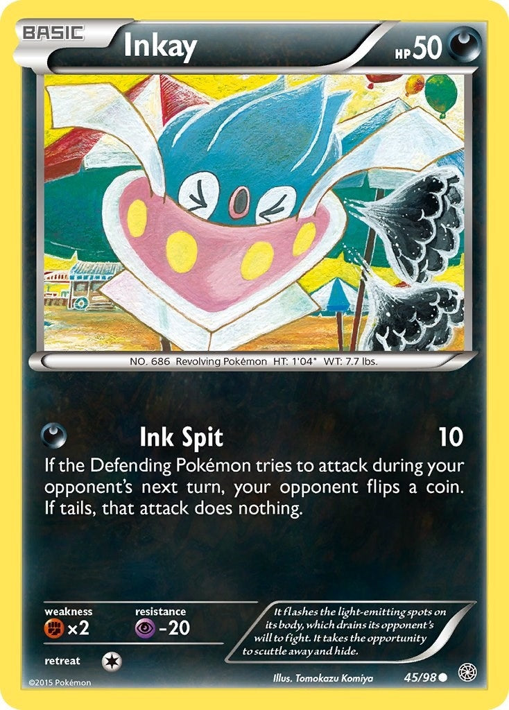 Image for Inkay (XY - Ancient Origins) (45/98) - Pokemon