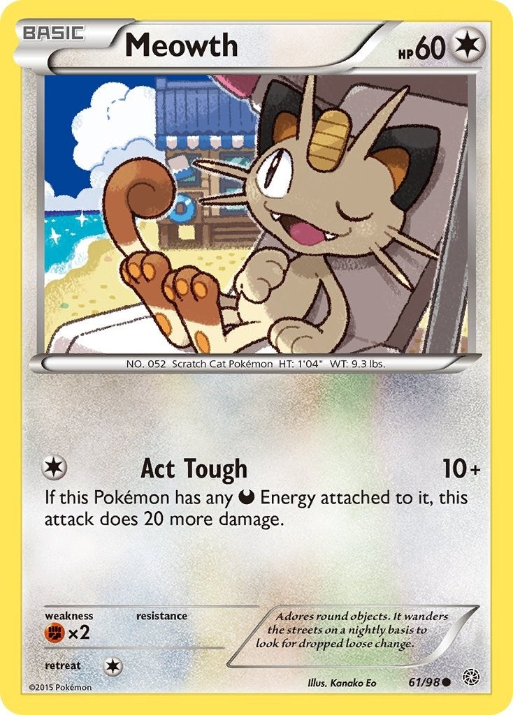 Image for Meowth (XY - Ancient Origins) (61/98) - Pokemon
