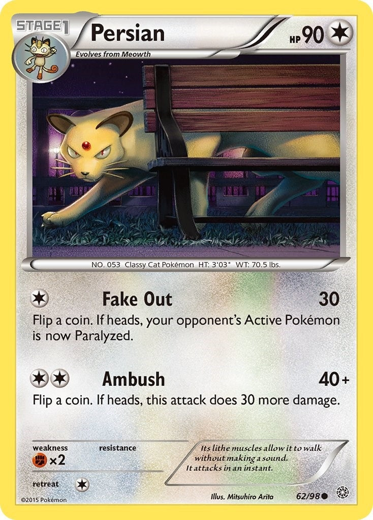Image for Persian (XY - Ancient Origins) (62/98) - Pokemon