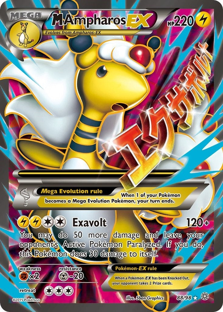 Image for M Ampharos EX (88 Full Art) (XY - Ancient Origins) (88/98) - Pokemon