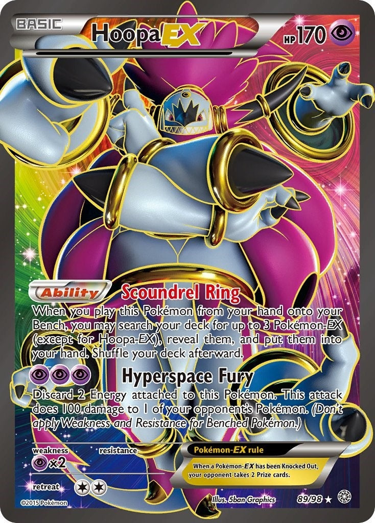 Image for Hoopa EX (89 Full Art) (XY - Ancient Origins) (89/98) - Pokemon