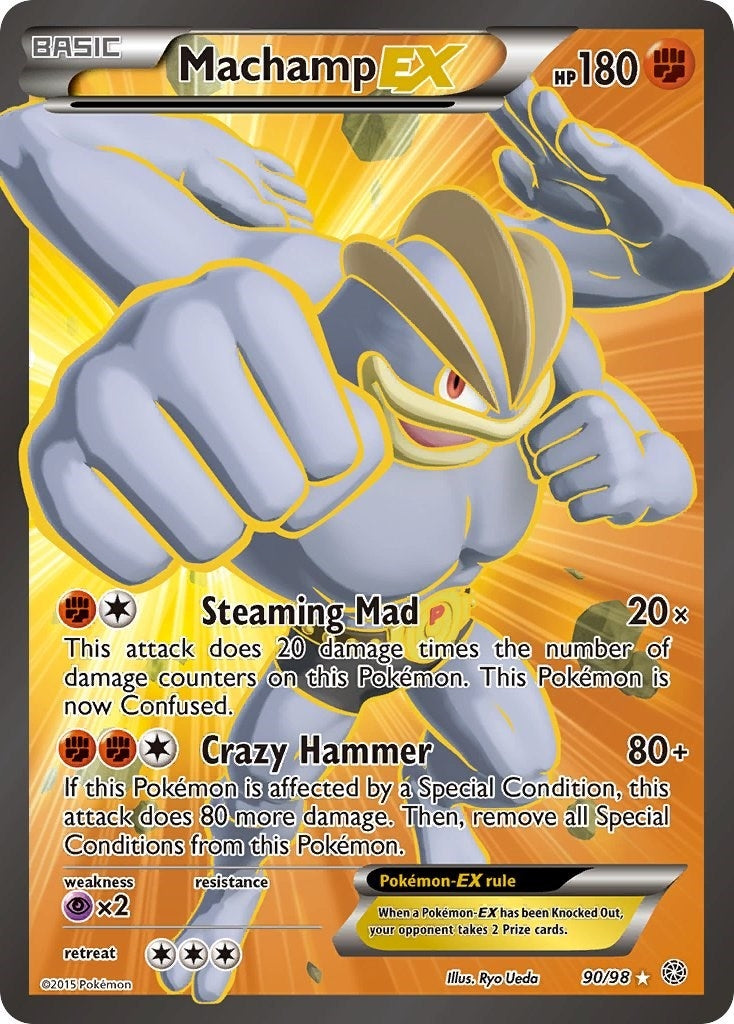 Image for Machamp EX (90 Full Art) (XY - Ancient Origins) (90/98) - Pokemon