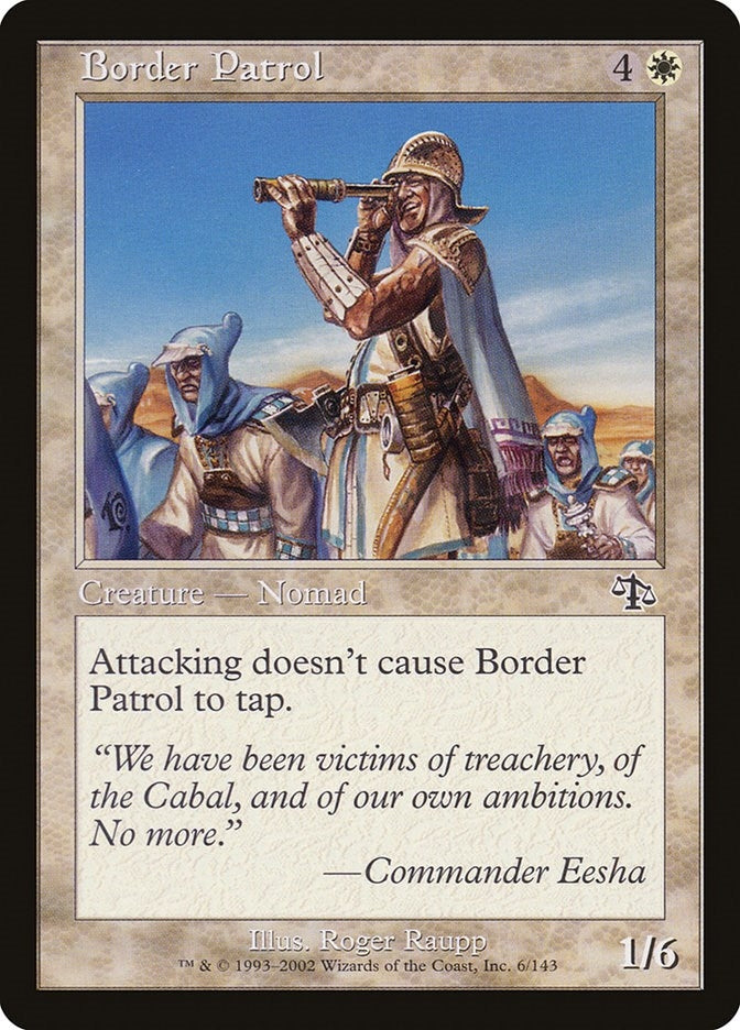 Image for Border Patrol (Judgment) (6) - Magic: The Gathering