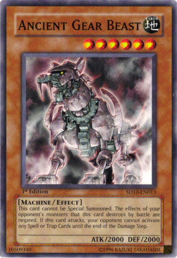 Ancient Gear Beast - Structure Deck: Machine Re-Volt (Common) [SD10-013]