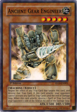 Ancient Gear Engineer - Structure Deck: Machine Re-Volt (Common) [SD10-003]