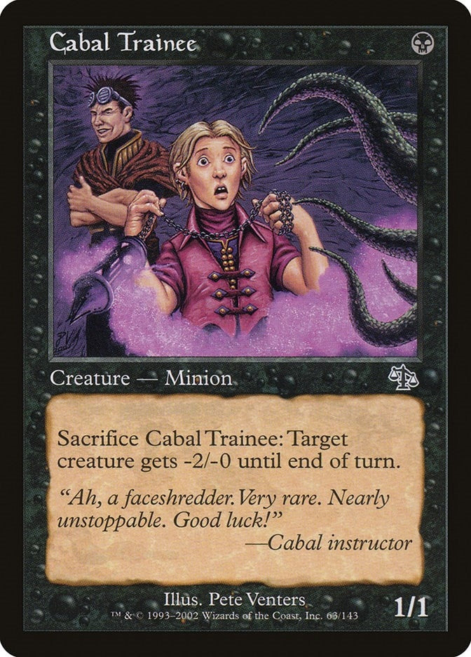 Image for Cabal Trainee (Judgment) (63) - Magic: The Gathering