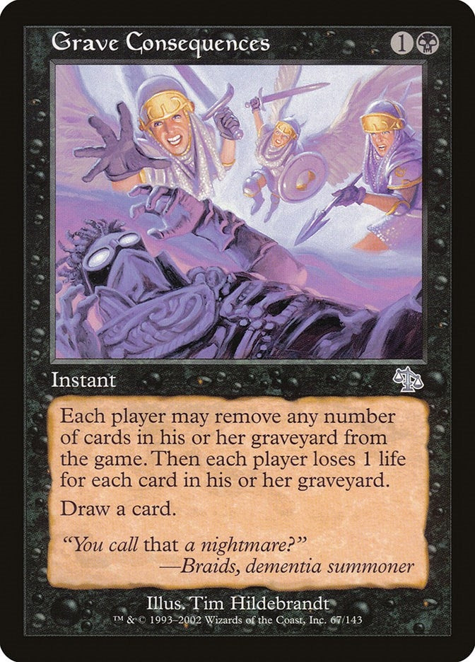 Image for Grave Consequences (Judgment) (67) - Magic: The Gathering