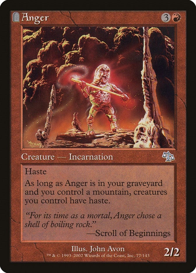 Image for Anger (Judgment) (77) - Magic: The Gathering