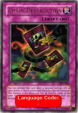 Chain Destruction (V.2 - Ultra Rare) - Pharaoh's Servant (Ultra Rare) [PSV-006]