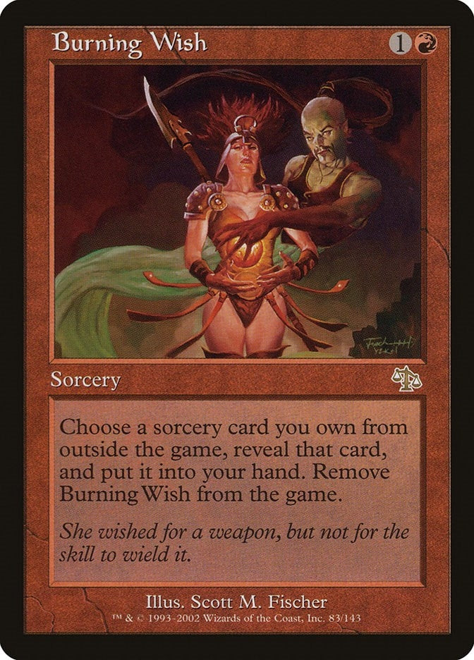 Image for Burning Wish (Judgment) (83) - Magic: The Gathering