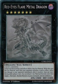 Image for Red-Eyes Flare Metal Dragon (Ghost Rare) (Clash of Rebellions) (CORE-EN054) - YuGiOh