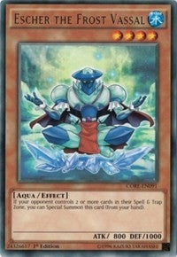 Image for Escher the Frost Vassal (Clash of Rebellions) (CORE-EN091) - YuGiOh