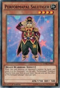 Image for Performapal Salutiger (Clash of Rebellions) (CORE-EN093) - YuGiOh