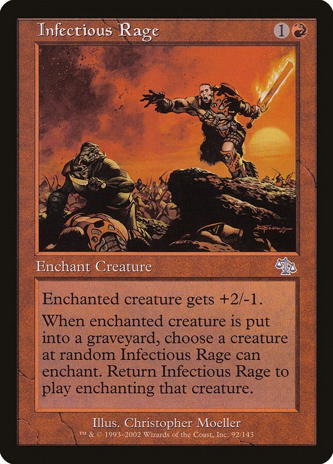 Image for Infectious Rage (Judgment) (92) - Magic: The Gathering