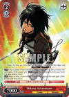 Image for Mikasa Ackermann (RRR) (Attack on Titan) (AOT/S35-TE18R RRR) - Weiss Schwarz