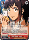 Image for "Bold Crime" Sasha (Attack on Titan) (AOT/S35-E069 U) - Weiss Schwarz