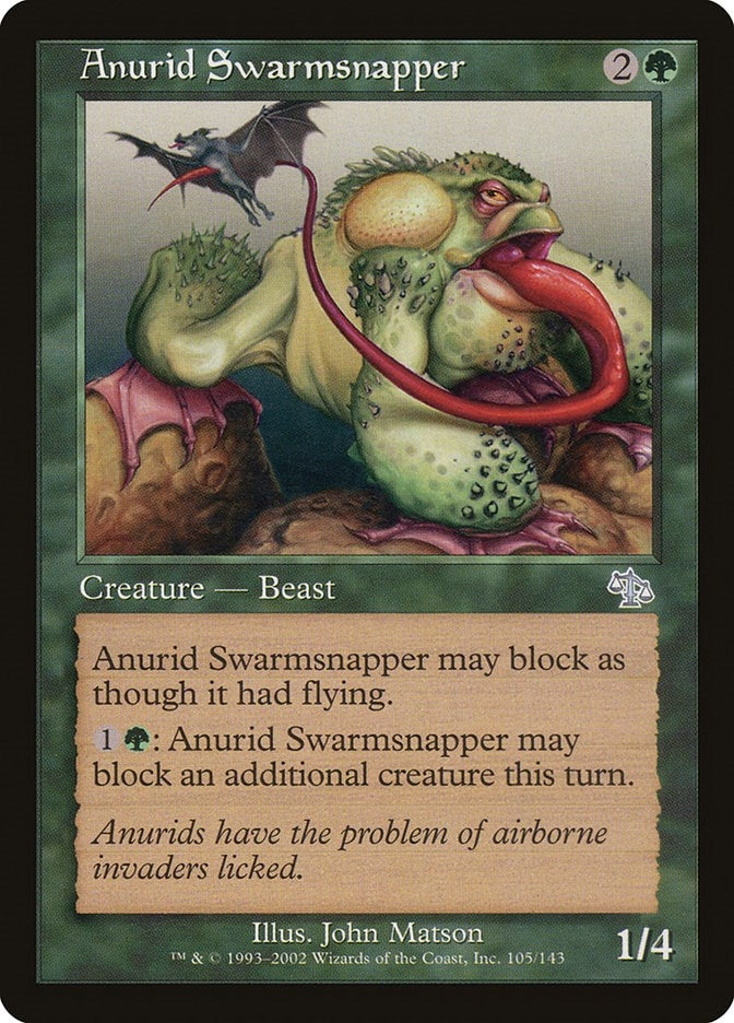 Image for Anurid Swarmsnapper (Judgment) (105) - Magic: The Gathering