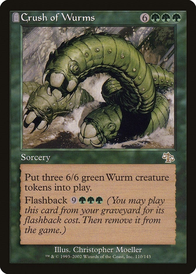 Image for Crush of Wurms (Judgment) (110) - Magic: The Gathering