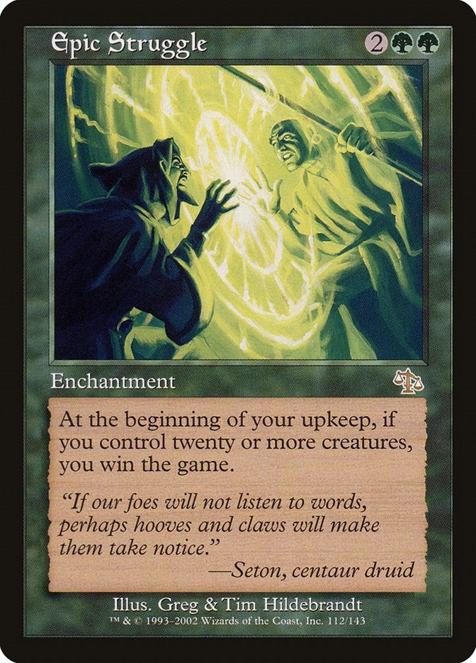 Image for Epic Struggle (Judgment) (112) - Magic: The Gathering
