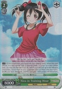Image for Nico in Training Wear (RRR) (Love Live! DX) (LL/EN-W01-056R RRR) - Weiss Schwarz