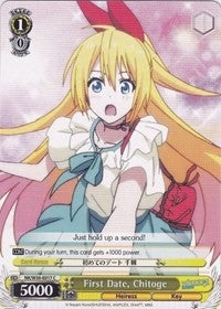Image for First Date, Chitoge (NISEKOI -False Love-) (NK/W30-E017 C) - Weiss Schwarz
