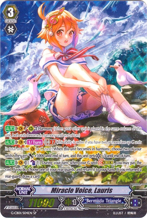 Image for Miracle Voice, Lauris (SP) (G-CB01: Academy of Divas) (G-CB01/S04EN) - Cardfight Vanguard