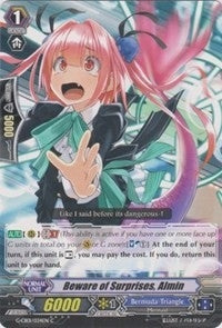 Image for Beware of Surprises, Almin (G-CB01: Academy of Divas) (G-CB01/034EN) - Cardfight Vanguard