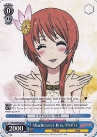 Image for Mischievous Kiss, Marika (NISEKOI -False Love-) (NK/W30-E085 U) - Weiss Schwarz