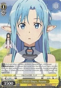 Image for "ALO" Days, Asuna (Sword Art Online II) (SAO/SE23-E03 C) - Weiss Schwarz