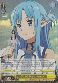 Image for "ALO" Days, Asuna (Parallel Foil) (Sword Art Online II) (SAO/SE23-E03 C) - Weiss Schwarz