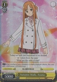 Image for Autumn Walk, Asuna (Parallel Foil) (Sword Art Online II) (SAO/SE23-E04 C) - Weiss Schwarz