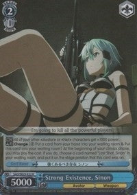 Image for Strong Existence, Sinon (Parallel Foil) (Sword Art Online II) (SAO/SE23-E22 R) - Weiss Schwarz