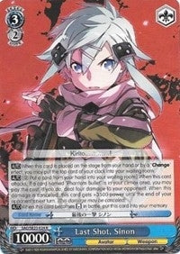 Image for Last Shot, Sinon (Sword Art Online II) (SAO/SE23-E24 R) - Weiss Schwarz