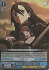 Image for Choice to Fight, Kirito (Parallel Foil) (Sword Art Online II) (SAO/SE23-E29 C) - Weiss Schwarz